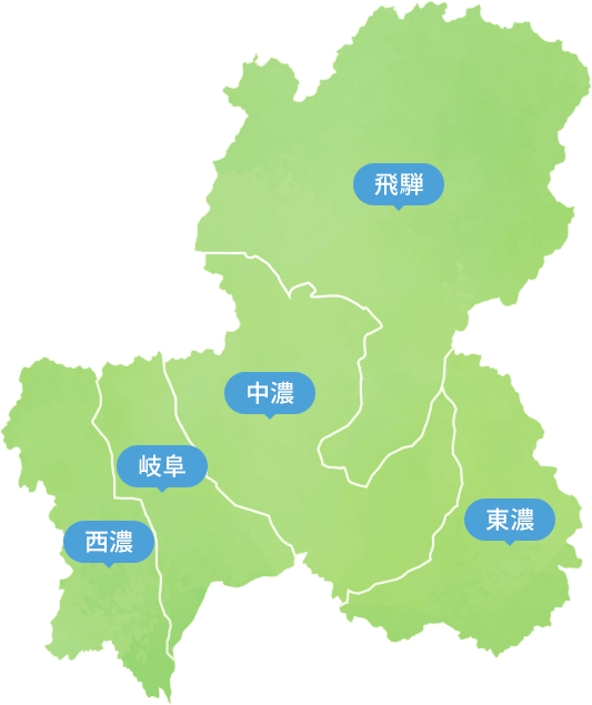 岐阜の地図