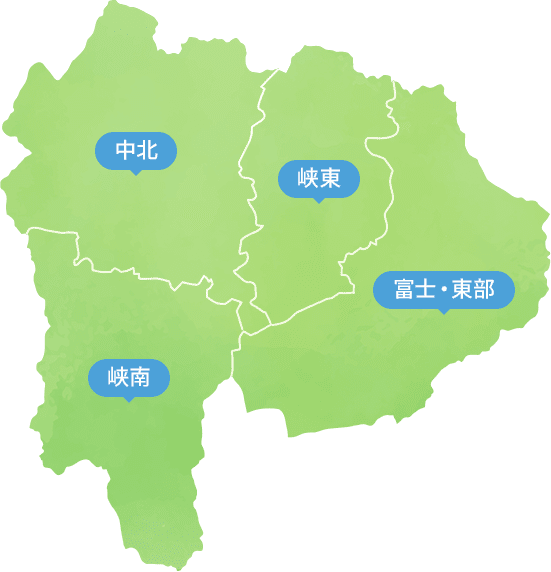 山梨の地図