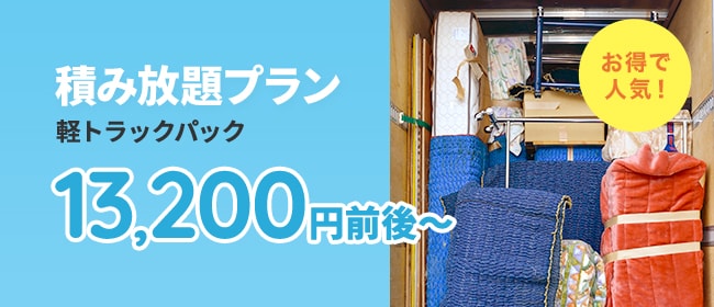 積み放題プラン軽トラックパック13,2000円前後~