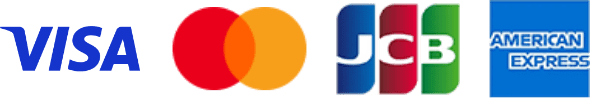 VISA・マスターカード・JCB・アメリカンエキスプレス